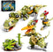MENTOJOY 2-in-1 Pterosaur & Crocodile Building Blocks Model- 626 Pcs Jurassic STEM
