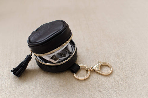 2.5" 2 Itzy Ritzy Pacifier Holder Case with Clip - Pacifier Case Includes Clasp to Easily Attach to a Diaper Bag