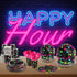 Yingzhao 180 Pcs Neon Birthday Party Supplies, Disposable Plates, Napkins, Cups, and Cutlery for 30 Guests