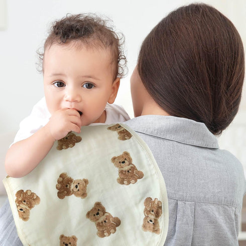 2 Pack 70% 30% 22'' 10'' LifeTree Muslin Baby Burp Cloths - Viscose from Bamboo and Cotton Large by Absorbent Milk Spit