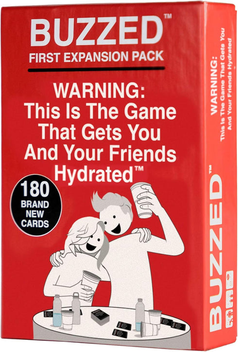 Buzzed Expansion Pack #1 - The Drinking Game for Tipsy Fun with Friends - Summer & Pool Party Games