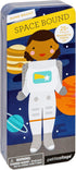 Petit Collage Magnetic Dress Up, Space Bound – Magnetic Game Board with 25 Creative Pieces, Ideal for Ages 3+