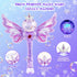 Magic Princess Bubble Wand Maker for Kids - Light Up & Music Automatic Bubble Machine, Birthday Gift