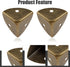 Zorveiio 12pcs Antique Metal Box Corner Protectors, Shelf Edge Protector Decorative, Corner Guards Reliable Hardware