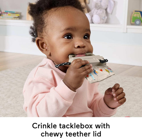 Set, 7-Piece 3+ Fisher-Price Baby Toys Mini Me Moments Camp & Crinkle Fishing & Hiking Sensory Activities for Newborn