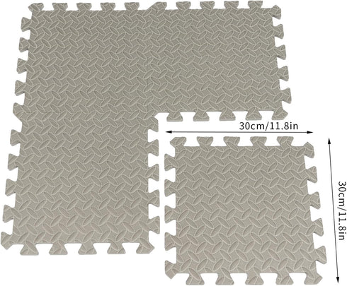 Mlonausz Soft Non Toxic Baby and Kids Play Mat EVA Foam Floor Interlocking Tiles Playroom
