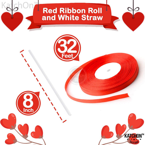 KatchOn Red Lip Balloons - 30 Inch, Pack of 8 | Kiss & Lips Balloons for Bachelorette & Anniversary Decorations