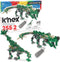K'NEXosaurus Rex Building Set, 255 Pieces, Motorized Movement, STEM Dinosaur Toy