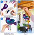 8 Pack Set Summer 3 ArtCreativity DIY Wind Chime Kit for Kids - - Wooden Wind Chime with Paint Kit, Rhinestone Flower