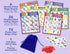123 2 4 Party Hearty Alphabet and Number, ABC and Bingo Board Game for Kindergarten and Preschool Kids Learn to Read