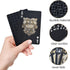 Joyoldelf Black Playing Cards - 2pcs Cool Waterproof Decks with Box - Flexible Poker Cards for Party, Game, Cardistry,