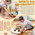 Pack 8 Packs (2 Liliful of Wood Train Track Expansion Compatible with Most Train Tracks Sizes,Mixed Straight)