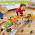 3-5, Set 8 3 4 5 6 7 Dinosaur Carrier Truck Race Track Toys for Kids Large Toy Cars Track with Small Dinosaur Cars