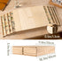 8 1500 Becko US Wooden Puzzle Sorting Trays with Sliding Drawer Design, Jigsaw Puzzle Sorters for Storage, Puzzles