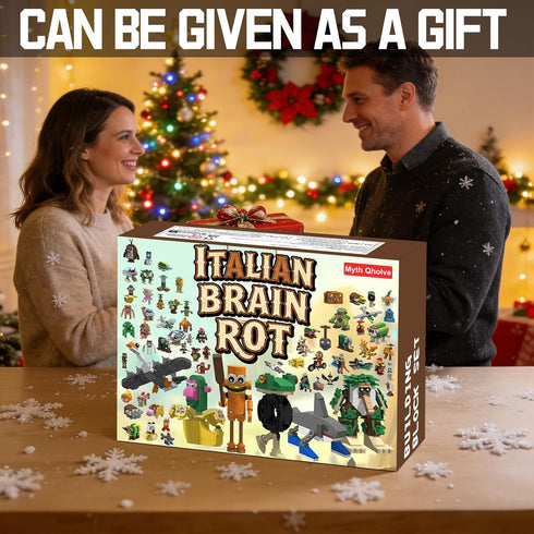 Myth Qholve 16 1 Italian Brain Rot Unique Cartoon Characters Building Blocks in Educational & Entertaining Gift Idea
