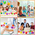 100PCS SHQDD Stress Balls for Adults, Foam Stress Relief Toys for Kids & Adults, Bulk Squeeze Balls for Office Relief