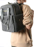 Dabney Lee Backpack Baby Harbour Expansion Diaper Bag, Grey