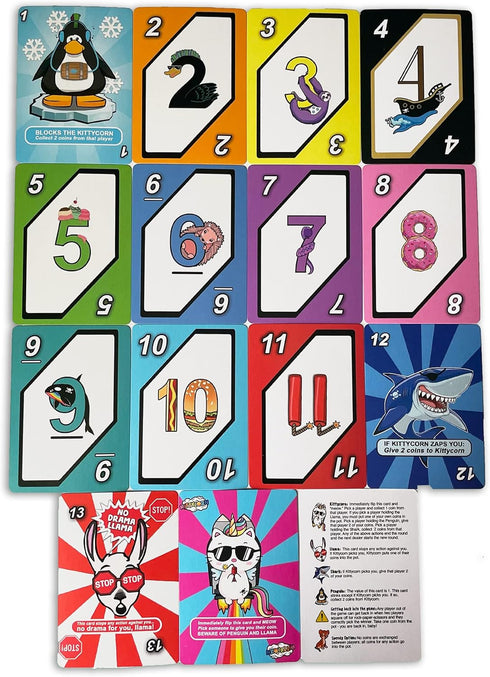 Kittycorn Card Game - Fun for All Ages