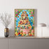 PICKFORU 1000 Funny Gnome Puzzles for Adults Pieces, Cute Gnomes Cake Food Fruit Flower Puzzle, Colorful Floral