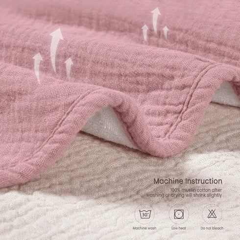 100% 6 Pack lulumoon Muslin Burp Cloths for Babies: Soft Cotton Large Burping Cloths - Neutral Baby Burp Rags for Boy