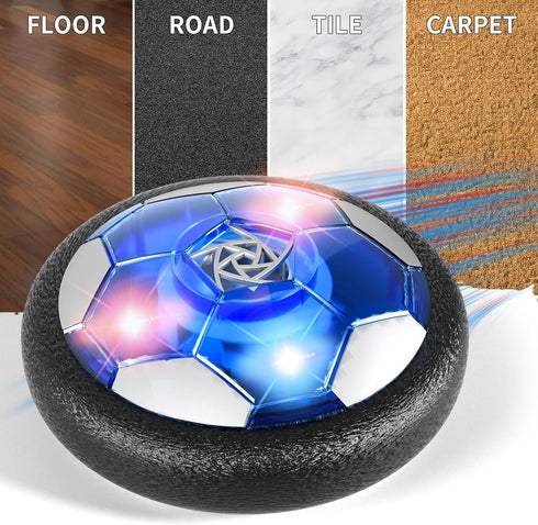 2 Goals & 2 Ball Hover Soccer Ball Toys - Indoor Outdoor Game Toys for Kids Ages 3-5, Birthday Gifts