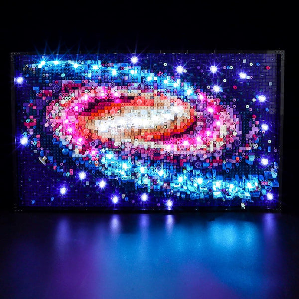 LED Light Kit for The Milky Way Galaxy, Lighting Set for Art 31212 (Model Set Not Included)