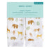 100% 2 Pack, aden + anais Essentials Issie Security Blankets, Super Soft Cotton Muslin, Tanzania