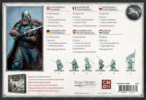 CMON A Song of Ice and Fire Tabletop Miniatures Game - Winterfell Guards UNIT BOX for Adults, 2+ Players