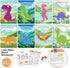 24 Pack JOTIKO Dinosaur Party Favors Painting Toys Dino Birthday Treat Goodie Bag Stuffers Pinata Fillers Return Gifts