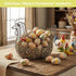 60 SallyFashion PCS Wooden Easter Eggs, Fake Eggs for Dying DIY Party Favors Home Decor Basket Stuffer