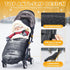 Cozy IvyWind Stroller Footmuff, Baby Winter Stroller Bunting Bag with Removable Zipper, Universal Warm Sleeping Bag