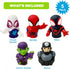 Spidey & His Amazing Friends 5 Piece Finger Puppet Set - Educational, Bath, Party Favors, Floating Pool Toys