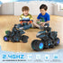 360-degree 4-7 8-12 RC Motorcycle, Remote Control Motorcycle with RGB Wheels Lights - Rotations, Drifts, High-Speed, RC