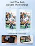 50ct 35pt Magnetic Card Holders for Trading Cards, Hard Cards Sleeves Case, U-V Protection& Waterproof Hard Plastic