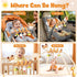 6-12 Stuffed Spiral Car Seat Baby Toys Months, Infant Giraffe Sensory Toys Hanging Stroller Accessories, Newborn Shower