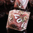 D&D Sharp Edge Polyhedral Dice Set, Mini Planet Dice for Dungeons and Dragons (Maidens)
