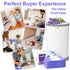 SOHBCLE 8 Pack 12% 5336 30% Diaper Pail Refill Bags Compatible with Dekor Plus Diaper Pail Refills Extra Length,Holds
