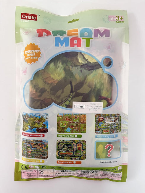 Oriate Kids Toy Dream Mat - Multi Color Monster Truck Activity Playmat, Ideal Educational Floor Mats for Children