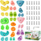 TOPNEW 32 Rock Climbing Holds - Multi Size Grips for Kids and Adults, Indoor and Outdoor Playground Play Set