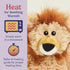 warmies Junior Microwavable & Weighted Stuffed Animals, Lion - Heated Stuffed Animal Plushie for Warmth & Comfort