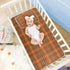 SyXIOP 28" 52" Vintage Buffalo Plaid Checked Wine Red Cooling Baby Waterproof Crib Mattress Cover x Breathable Pads