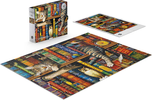 Buffalo Games - Charles Wysocki - Frederick The Literate - 1000 Piece Jigsaw Puzzle for Adults, Finished Size 26.75 x