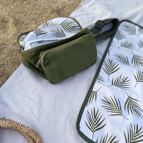Pack Ditty Co. - Lanikai Small Diaper Bag - Portable Changing Pad - Crossbody Bags For Women - Fanny - Baby Travel