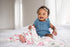 Copper Pearl Large Floral Knit Baby Swaddle Blanket - Grace Design