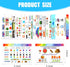 25 Pcs Art Dice Game, 9 Art Inspiration Dice and 16 Education Cards for Creative Drawing and Painting Set