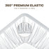 Pro Goleem Fitted Pack n Play Playard Sheet 2 Pack, 27x39 Inch, Unisex White and Gray, Great for Baby Hair Silk Feeling