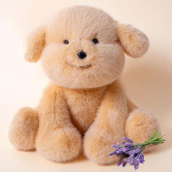 Gudisi Microwavable & Weighted Dog Stuffed Animals for Warmth & Comfort, Heatable