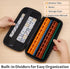 NiToy 6 Set 28 2x1x0.28 Inches 4 10x1.18x1.18 Inches, Double Dominos for Adults with Tiles & Silicone Domino Racks