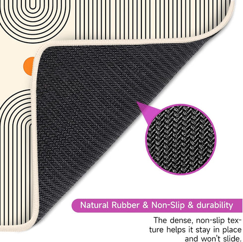 Deyimmei Mahjong Mat for Table - Non-Slip Mahjong Table Cover with Storage Pockets, Perfect Mahjong Accessories & Gifts