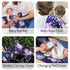 TANOFAR Car Seat Cover Baby, Peekaboo Opening Infant Car Seat Cover for Winter, Warm & Cozy, Purple Floral